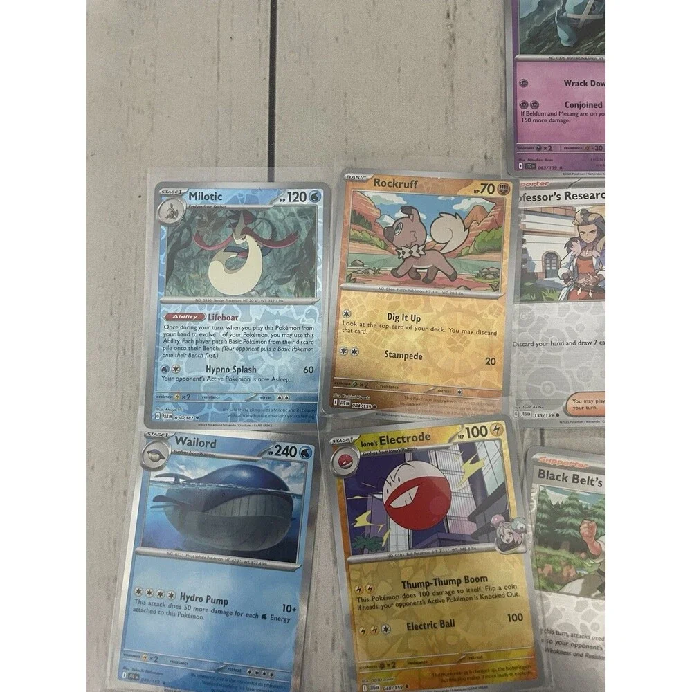 Lot of 20 Pokémon Cards 2025 - Mixed Set, Rare & Common - Near Mint